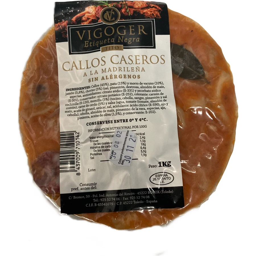 Callo Casero A la Madrileña